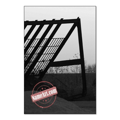 Letter Art Alphabet Photo. Individual Letter Art Print. DIY Name Art Sign BW A - Picture 7 of 13