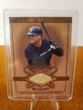 2001 Upper Deck SP Game Bat Jeremy Burnitz Milestone Piece Of The Action Relic