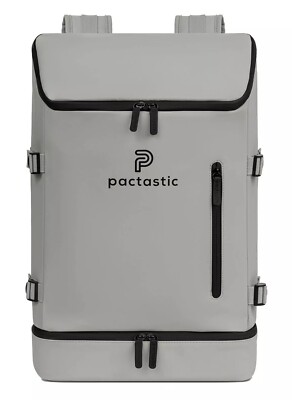 Pactastic Urban Collection Zipper Backpack 50 cm Rucksack Tagesrucksack Grey Neu