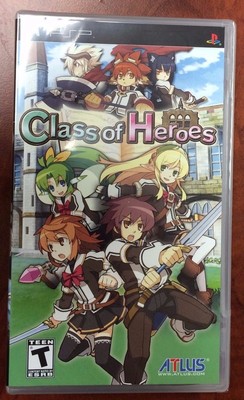 Class of Heroes (Sony PSP, 2009) NEW FACTORY SEALED