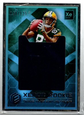 2018 Panini Elements Xenon Rookie Jumbo #40 Marquez Valdes-Scantling Trikot /