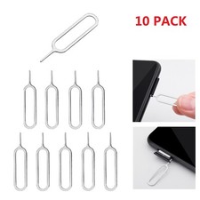 10Pcs Sim Card Tray Ejector Eject Pin Removal Tool for Phone iPad Universal
