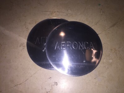 Aeronca Style Van Sickle Dust Covers, Hub Caps, Polished, Pair