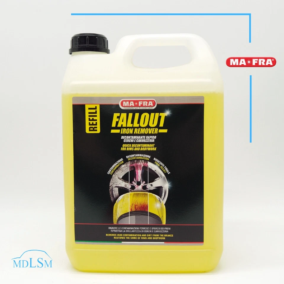 MA-FRA FALLOUT IRON REMOVER 4,5L PULITORE CERCHI DECONTAMINANTE RAPIDO "P1186"