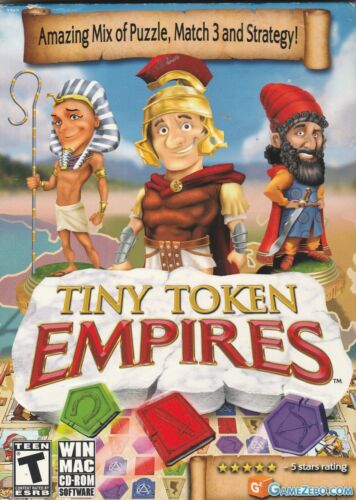 Tiny Token Empires CD-ROM Spiel von iwin für Windows XP/Vista/7 & Mac OS X Leopar - Bild 1 von 2