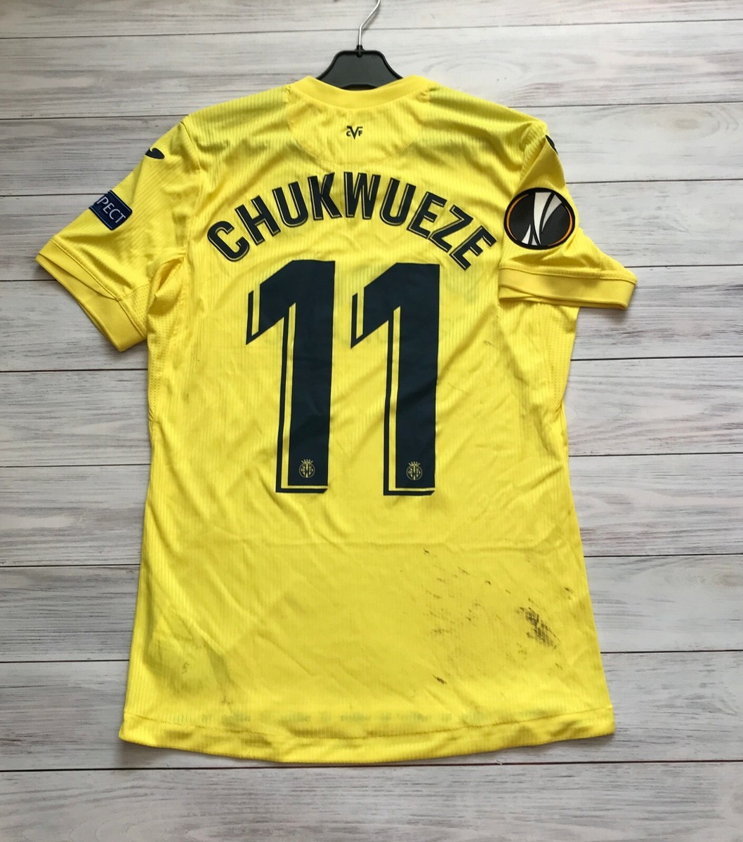 Villarreal football match worn shirt jersey unwashed League