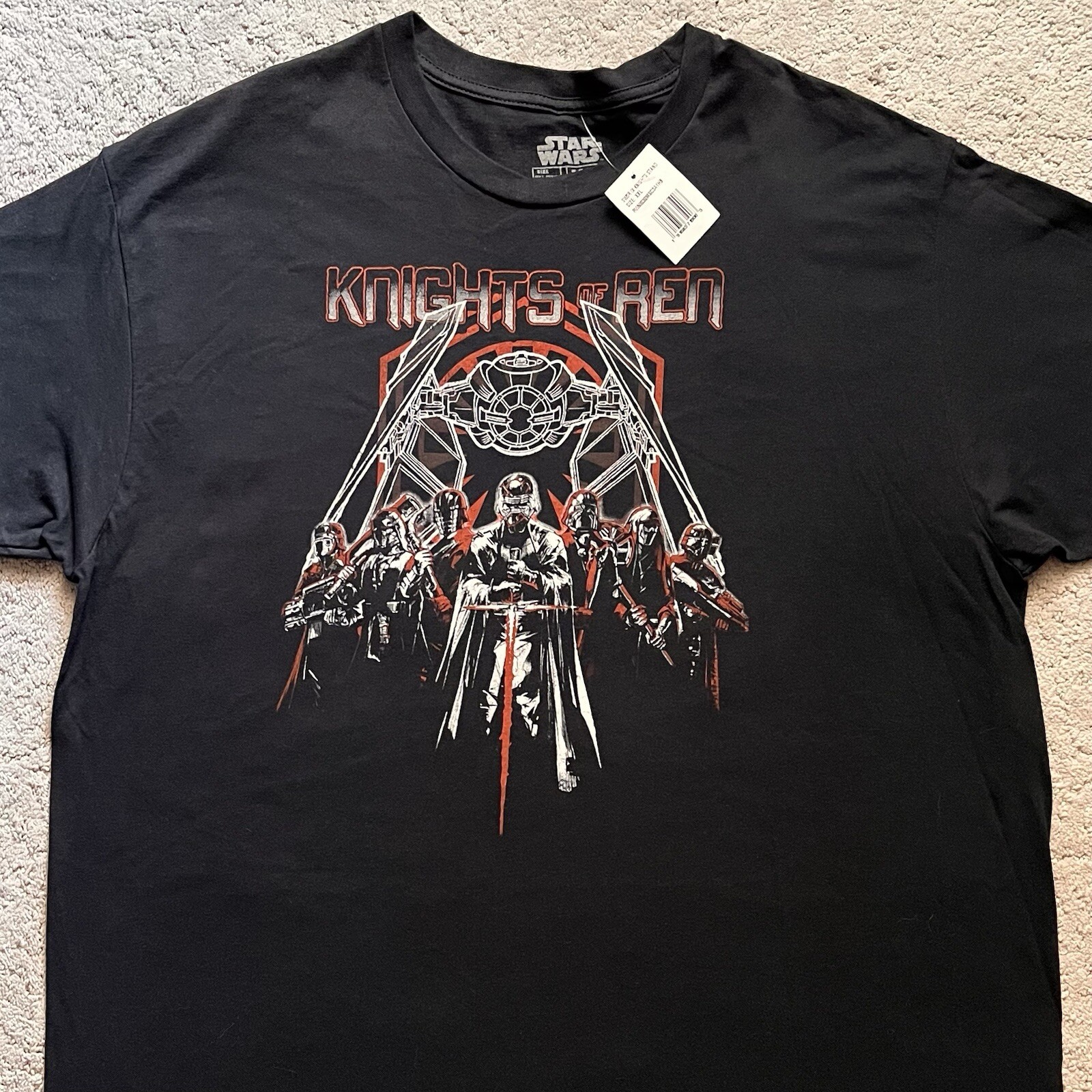 NWT Mad Engine x Star Wars Knights of Ren Mens Tee XXL Black Kylo Ren Sith