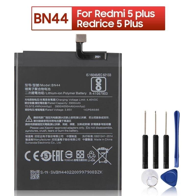 Replacement Battery BN44 For Xiaomi Redmi Plus Note Plus MEG7