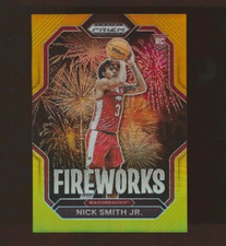 2023 PRIZM DRAFT PICKS FIREWORKS GOLD #4 NICK SMITH JR. SERIAL #07/10 RC XX