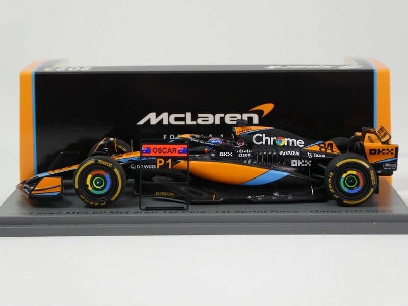 Spark Mclaren MCL60 #81 Oscar Piastri 1St Sprint Race Qatar Spark Mclaren MCL60 #81 Oscar Piastri 1St Sprint Race Qatar