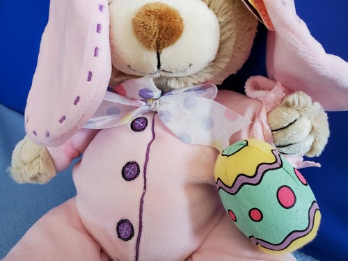EASTER: Plush Stuffed Bear w/Sleeper 2 Make Look Like Bunny PJ's SO SOFT! NEW - Picture 6 of 12