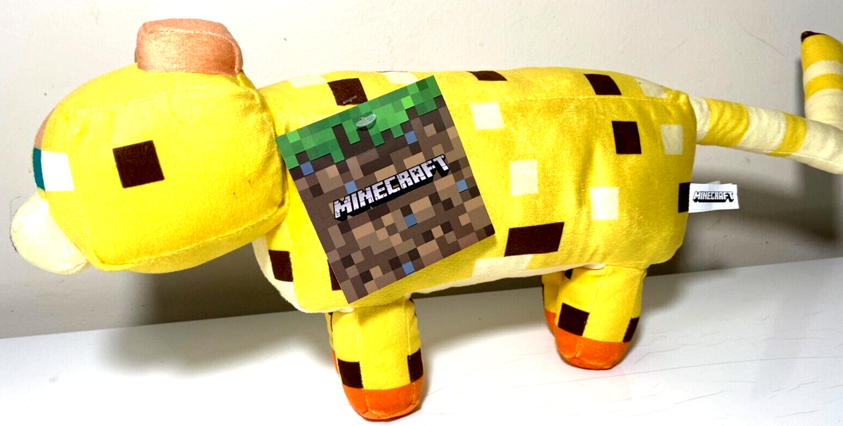 Mattel Minecraft Plush Ocelot – 8 Inch Soft Doll, Official Video Game Collectible Toy For Kids 3+