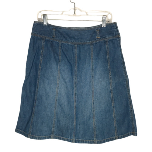 cos rock assymetrisch azul oscuro/asymmetric skirt Navy Cotton 42 UK 16 Hof115