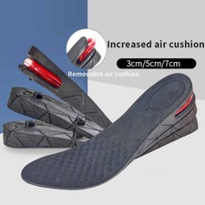 Height Increase Insoles 3 Layer 5cm-7cm Taller Shoes Insoles Heel Insert for Men