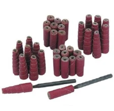 52 Pc Mini Sanding Cone Engine Porting Assortment Kit 80 and 120, Abrasive Tool