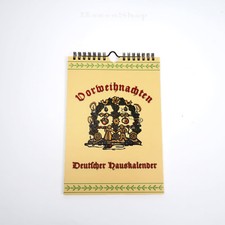 Vorweihnachten Deutscher Hauskalender fürdie Julzeit Weihnachtskalender Kalender