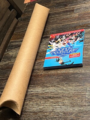 Digimon Adventure Tri  Future (Blu-ray/DVD) Slip Cover Box! Rare Poster! NEW!