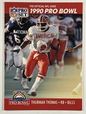 Thurman Thomas #374 1990 Pro Set [Pro Bowl] Buffalo Bills