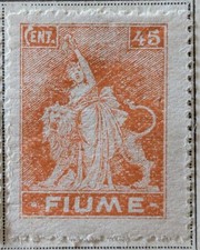 Lot de timbres Fiume Italie de 1919