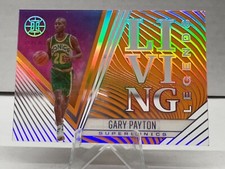 2020-21 Panini Illusions Living Legends Orange 7 Gary Payton Seattle Supersonics