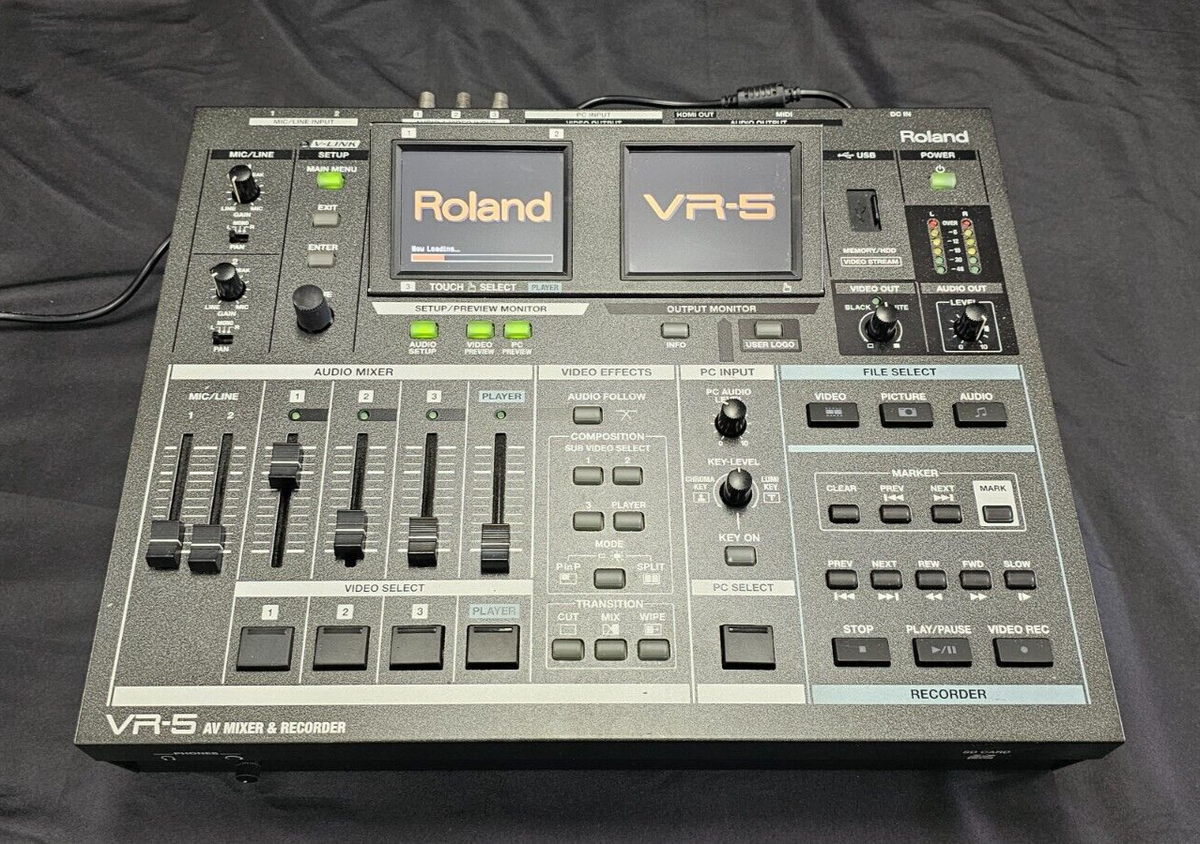 Roland VR-5 AV Mixer & Recorder - READ DESCRIPTION | eBay