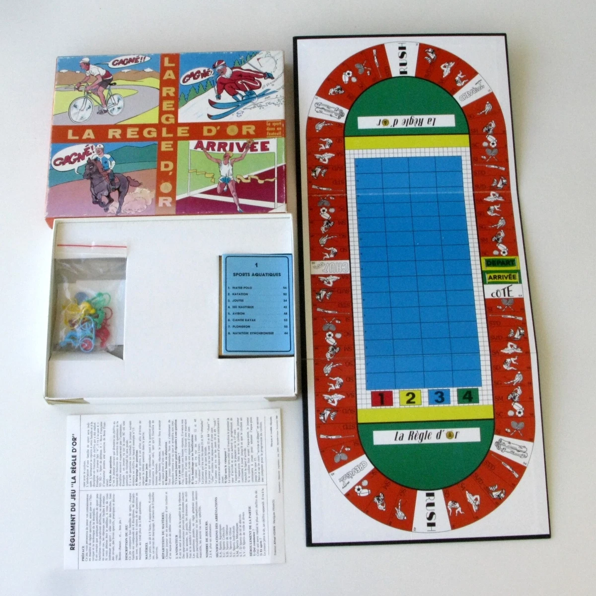 Jeu De Société Ancien Football / Rugby - 1920 - Boîte Abîmée - Jeu Rare