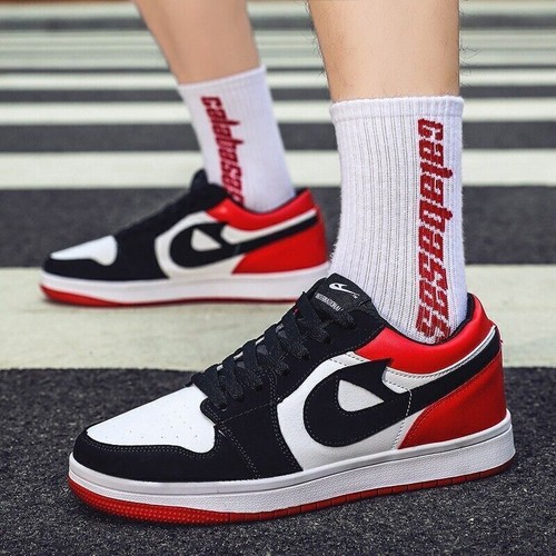 ZAPATILLAS DEPORTIVAS INFORMALES DE CUERO PARA HOMBRES Y MUJERES AF1 CAMINAR CORRER DEPORTES GIMNASIO ZAPATOS - Imagen 2 de 49