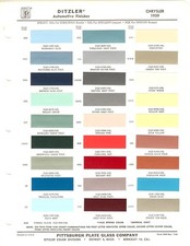 1959 Chrysler New Yorker Windsor Saratoga Imperial Lebaron Paint Chips Ppg