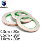 20M Copper Slug Tape Adhesive Conductive Foil Self Slug Repellent For Guitar