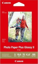 Canon Pixma, Photo Paper Plus Glossy II 4x6, 100 Sheets, Brand New 