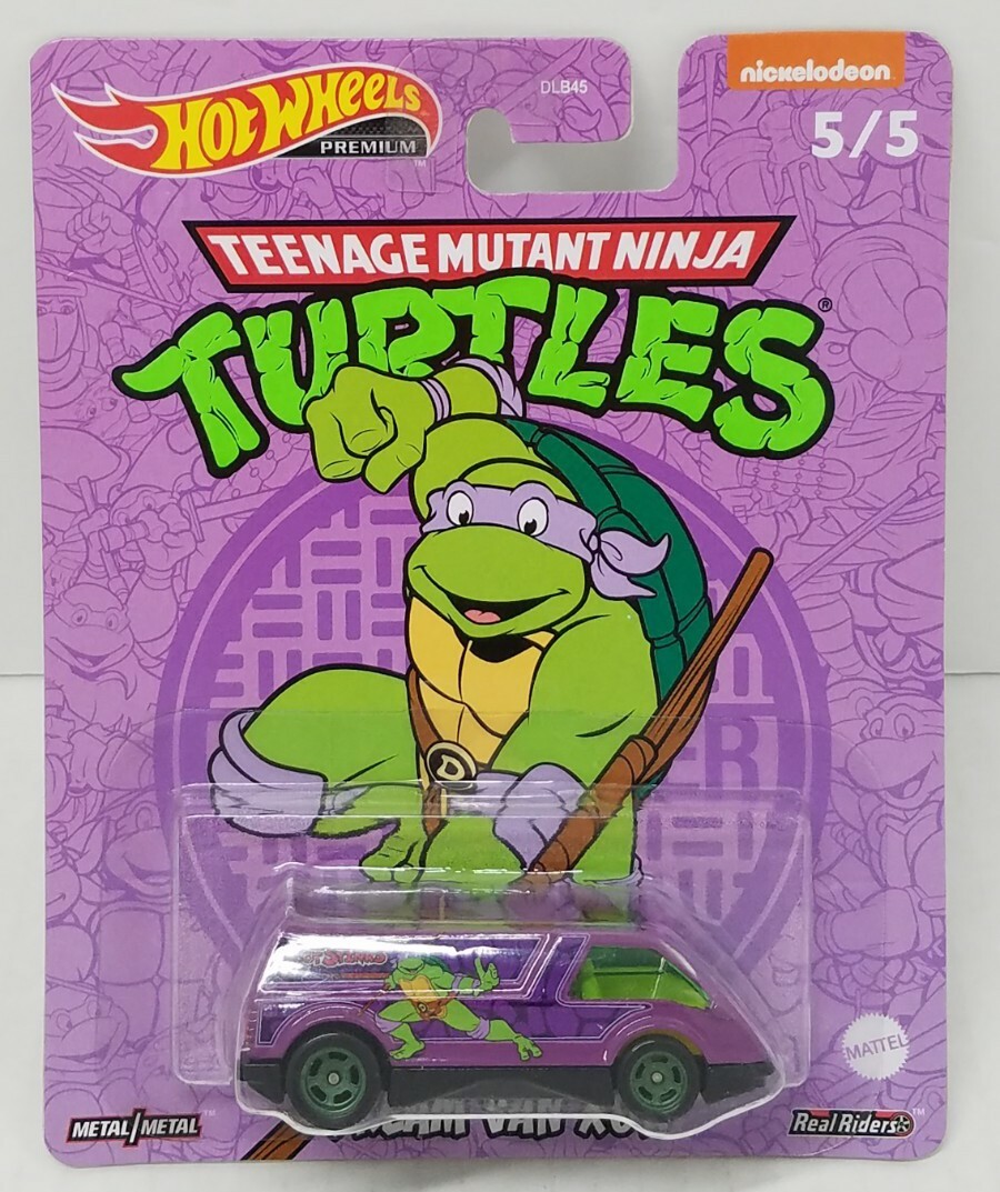 Hot Wheels Premium Teenage Mutant Ninja Turtles Full Set/5 TMNT