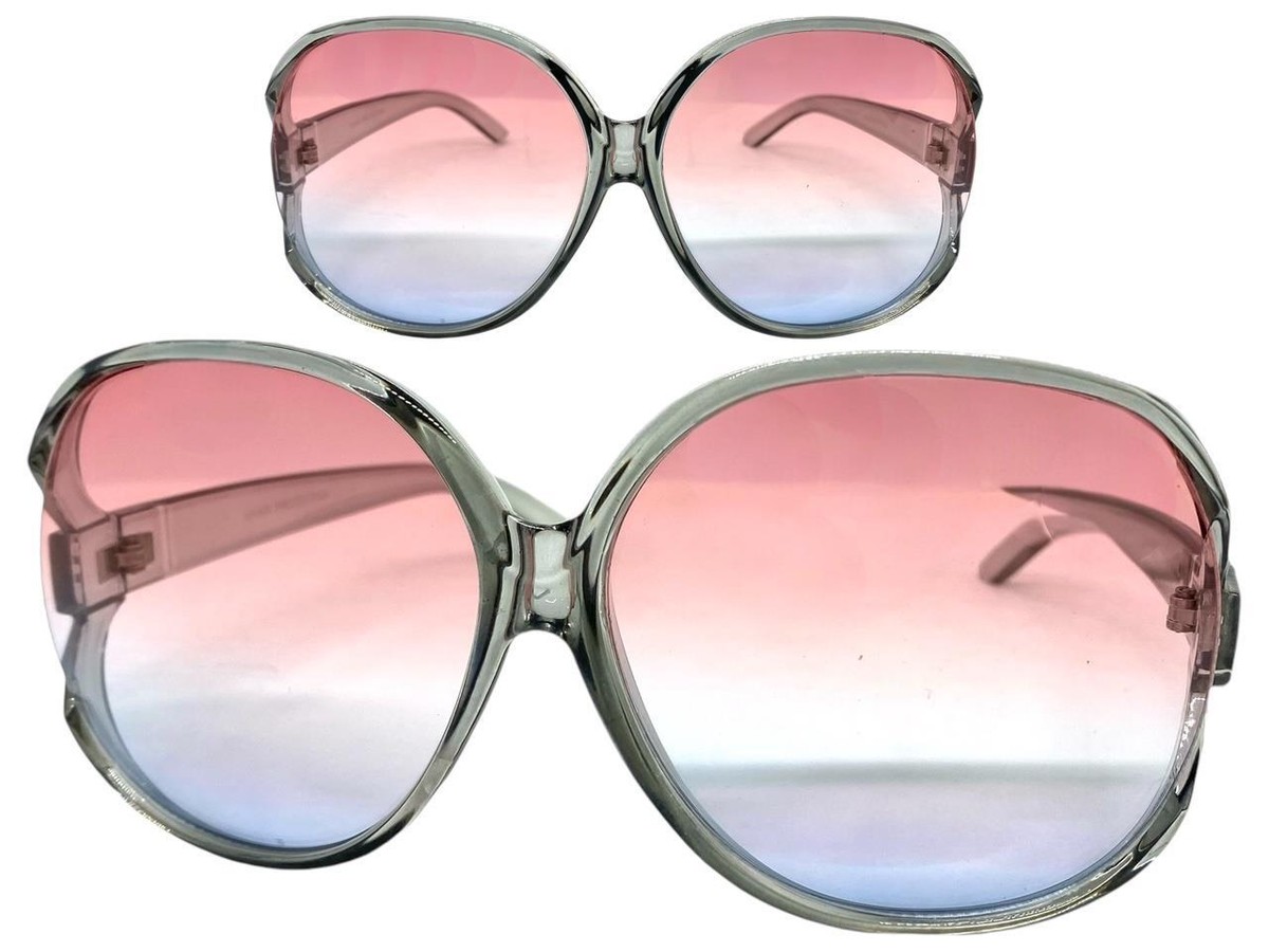 ?Women Grey Oversized Sunglasses Retro Trendy Shield Big Large Fashion Shades Shop FROZE Oversized Winter Shield Vintage-Inspired  main image 2