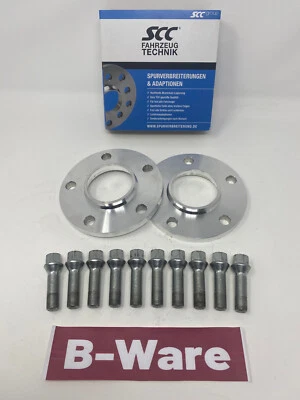 12mm Adapterscheiben SCC für BMW X5 X6 74,1 auf 72,6 E70 E71 F15 F16 + Schrauben - Bild 1 von 4