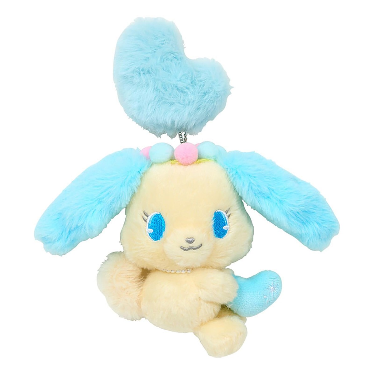 NEW SANRIO Mascot Holder Jewelpet Sapphie Fuwafuwa Heart - Japan