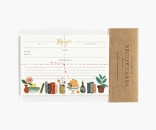Rifle Paper Co. Blank Recipe Cards - Kitchen Shelf