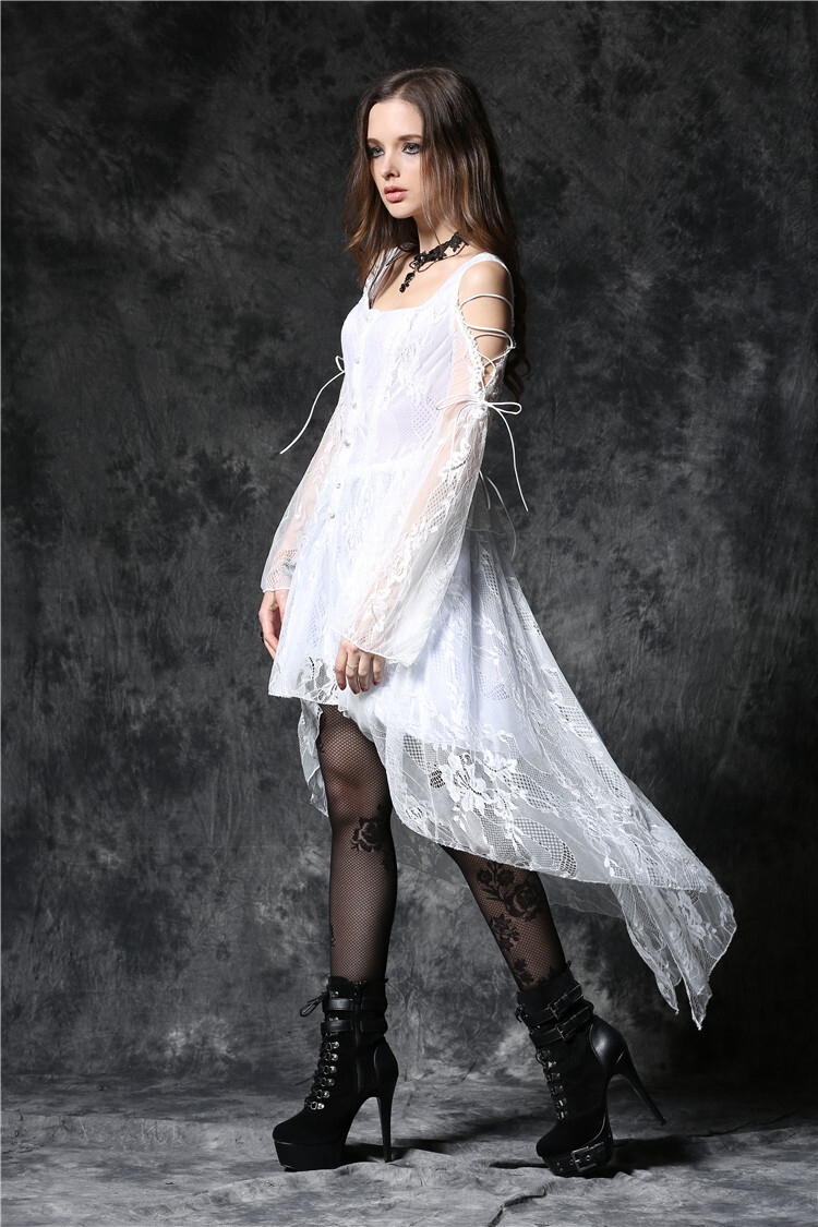 white gothic dress White Gothic Dress main image 0