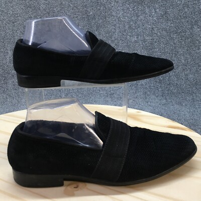 Aldo Shoes Mens 8 Asaria Loafers Black Slip On Comfort  display picture 2