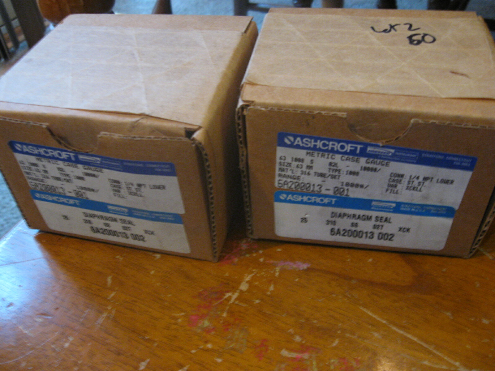 NEW LOT of 2 Ashcroft Metric Case Gauge 316L 01000 PSI 63 1008 S 02L PLUS eBay