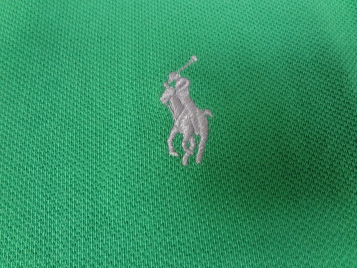POLO RALPH LAUREN EMBROIDERED PONY GREEN LARGE POLO SHIRT J69 | eBay