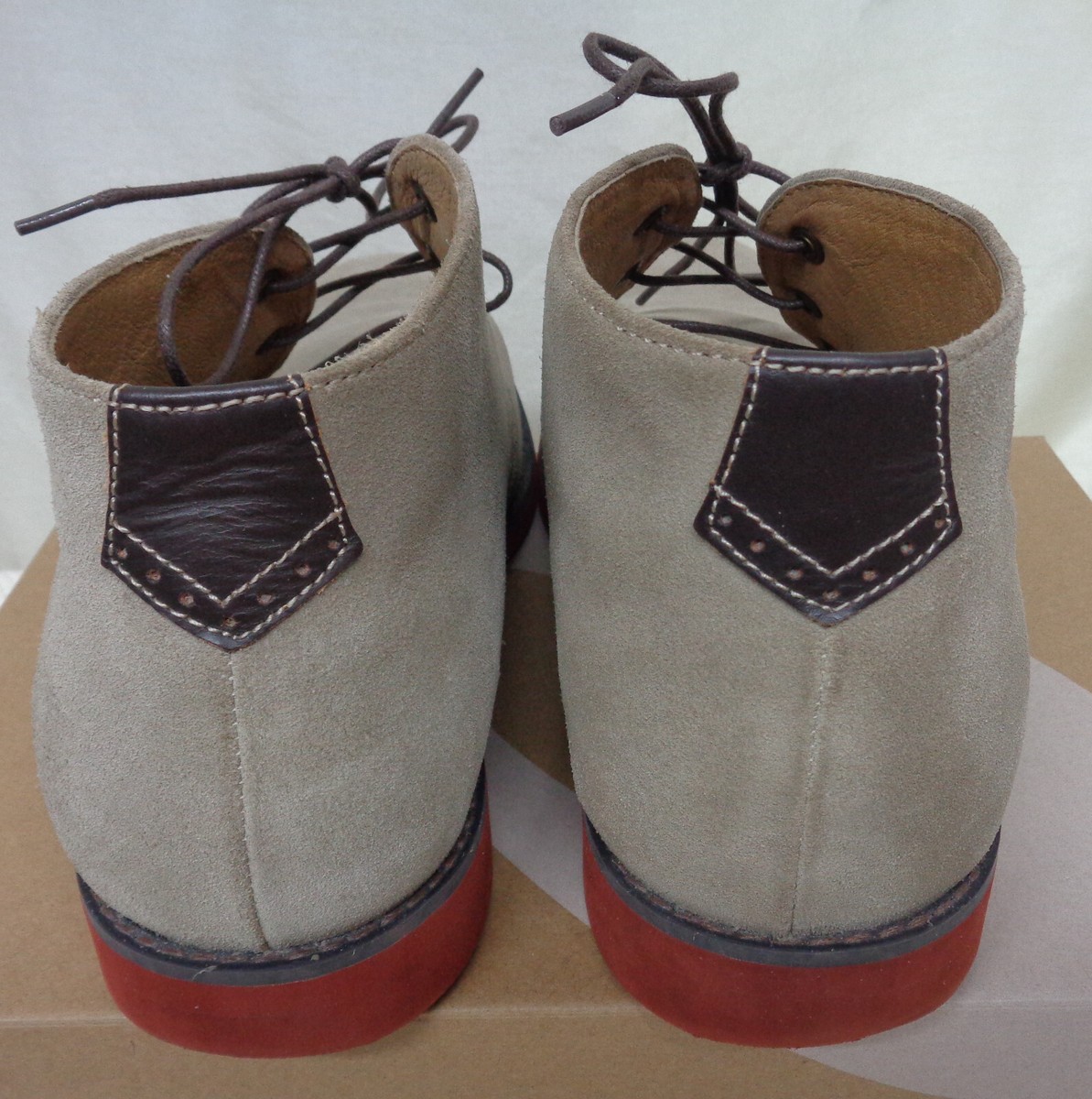 Johnston & Murphy Tan Suede Desert/Chuka Boots 59-15016 Lace  display picture 1