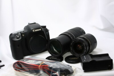 Canon EOS 7D 18.0MP 28-80/90-300mm Lens Set [Exc+++] w/CF Card