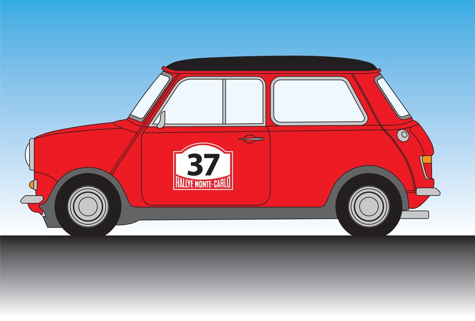 VINTAGE retro Classic Car MONTE CARLO RALLY RACE NUMBERS ideal for MINI ...