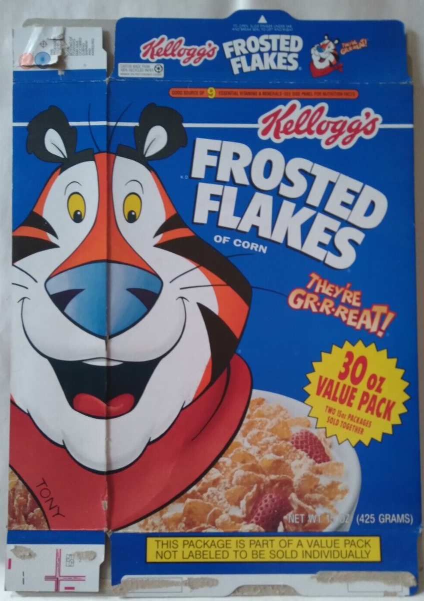 【Kellog’s】Frosted Flakes コーンフレークフィギュア 国内流通版】Kellogg's ケロッグ/ トニー・ザ・タイガー 1/12