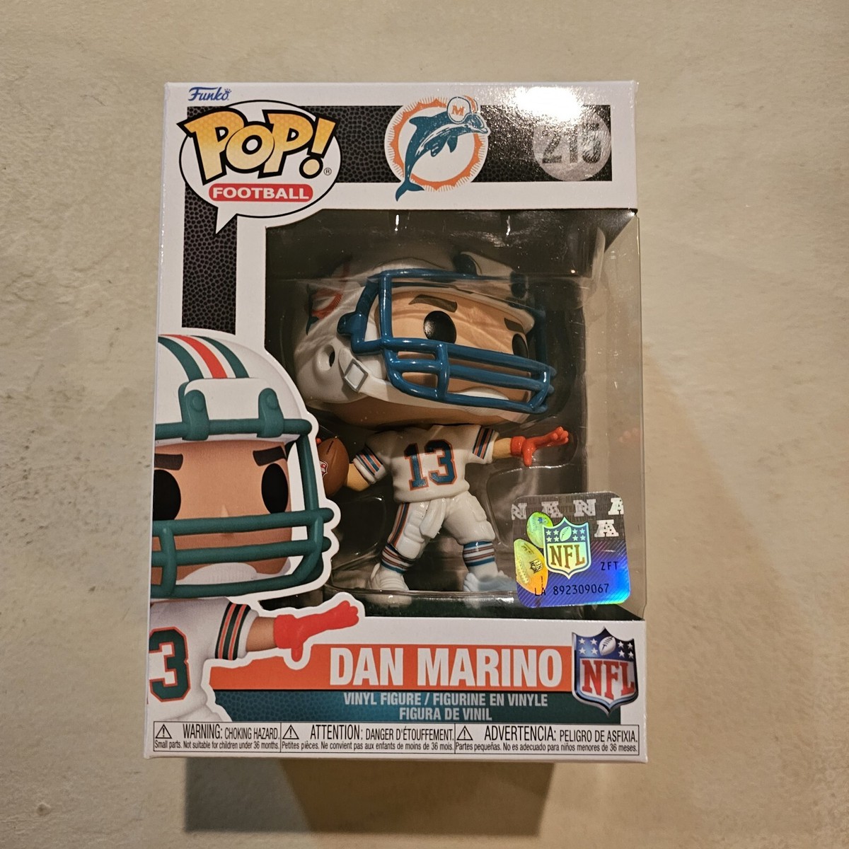 Funko Pop! Football NFL Legends #215 Miami Dolphins Dan