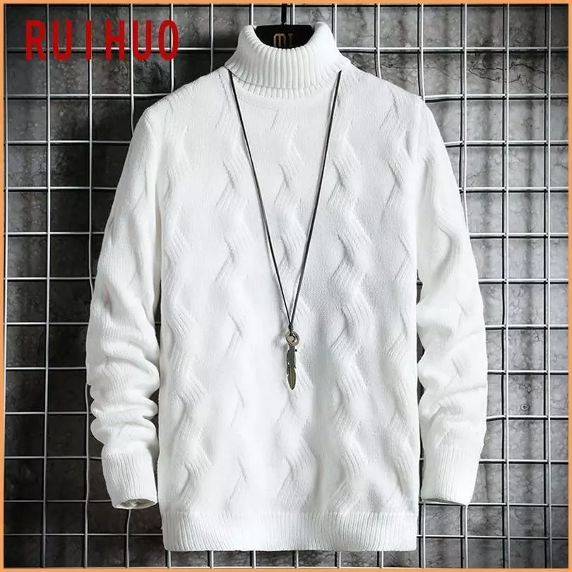 Sueter Hombre De Moda Con Alto Vestir Abrigo De Invierno | eBay