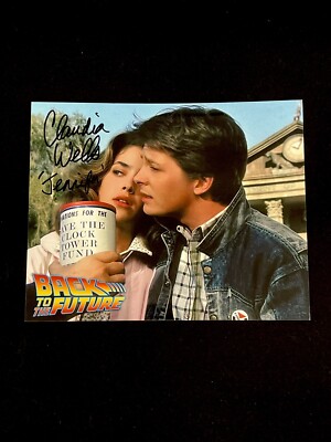 Claudia Wells Auto Signed  JENNIFER 8x10 Back To The Future BTTF Michael J Fox
