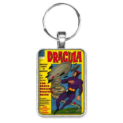 Dracula #3 DELL COMICS COVER Key Ring or Necklace CLASSIC COMIC BOOK
