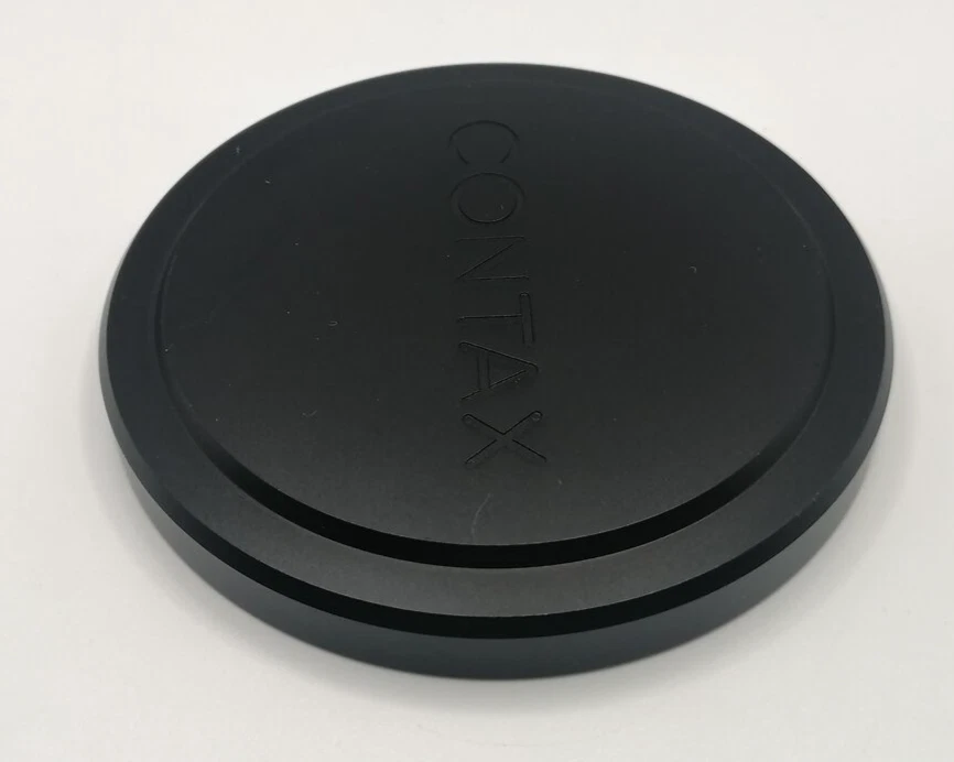 🎦VIDEO👀✨Unused✨ Contax Metal Lens Cap Black 89mm K-84 From JAPAN - Image 2 of 4