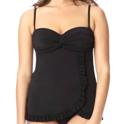 Beyond Control Black Swimsuit Size 8 Bathing Suit Women Slimming One Piece