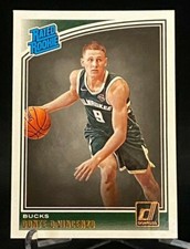 2018-19 Panini Donruss Rated Rookie #164 Donte DiVincenzo Milwaukee Bucks